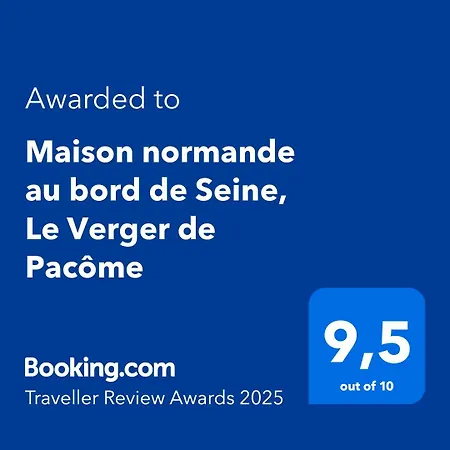 Maison Normande Au Bord De Seine, Le Verger De Pacome *